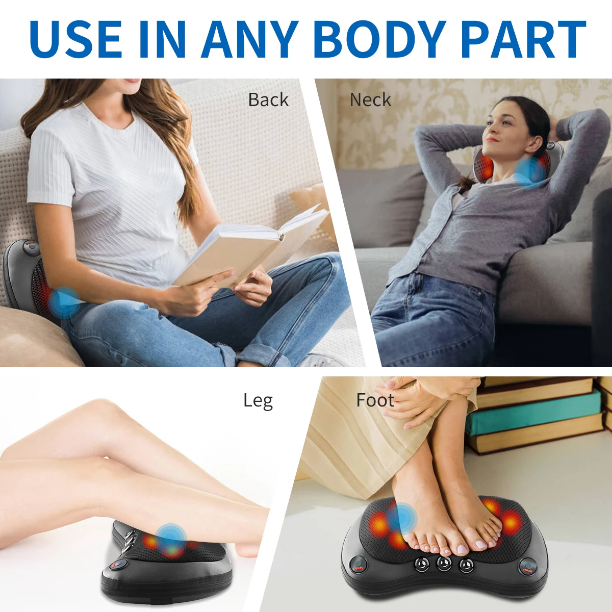 ELECTRIC NECK AND BODY MASSAGE PILLOW